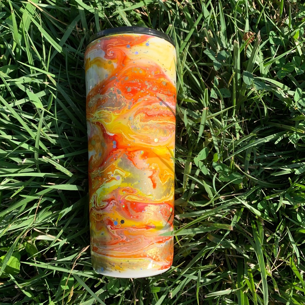 Starburst Glitter tumbler